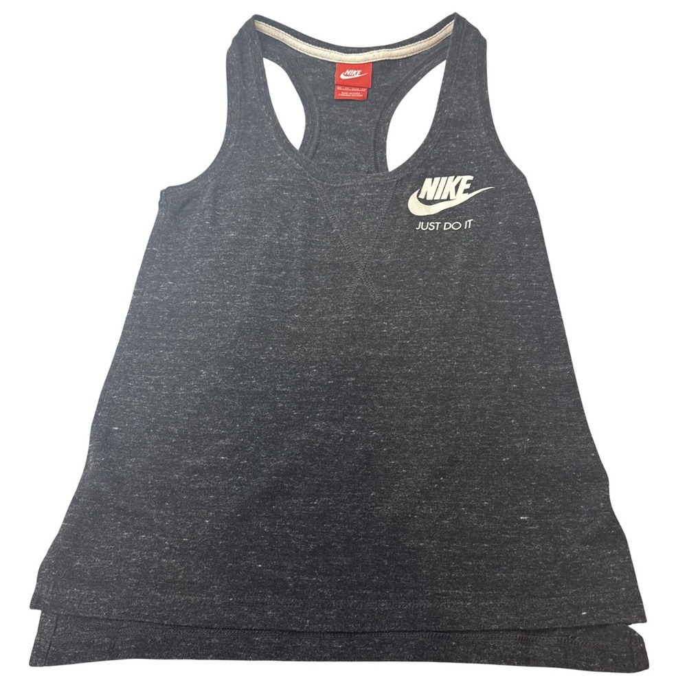Nike Razer Back Tank Top Women's XS Dark Gray